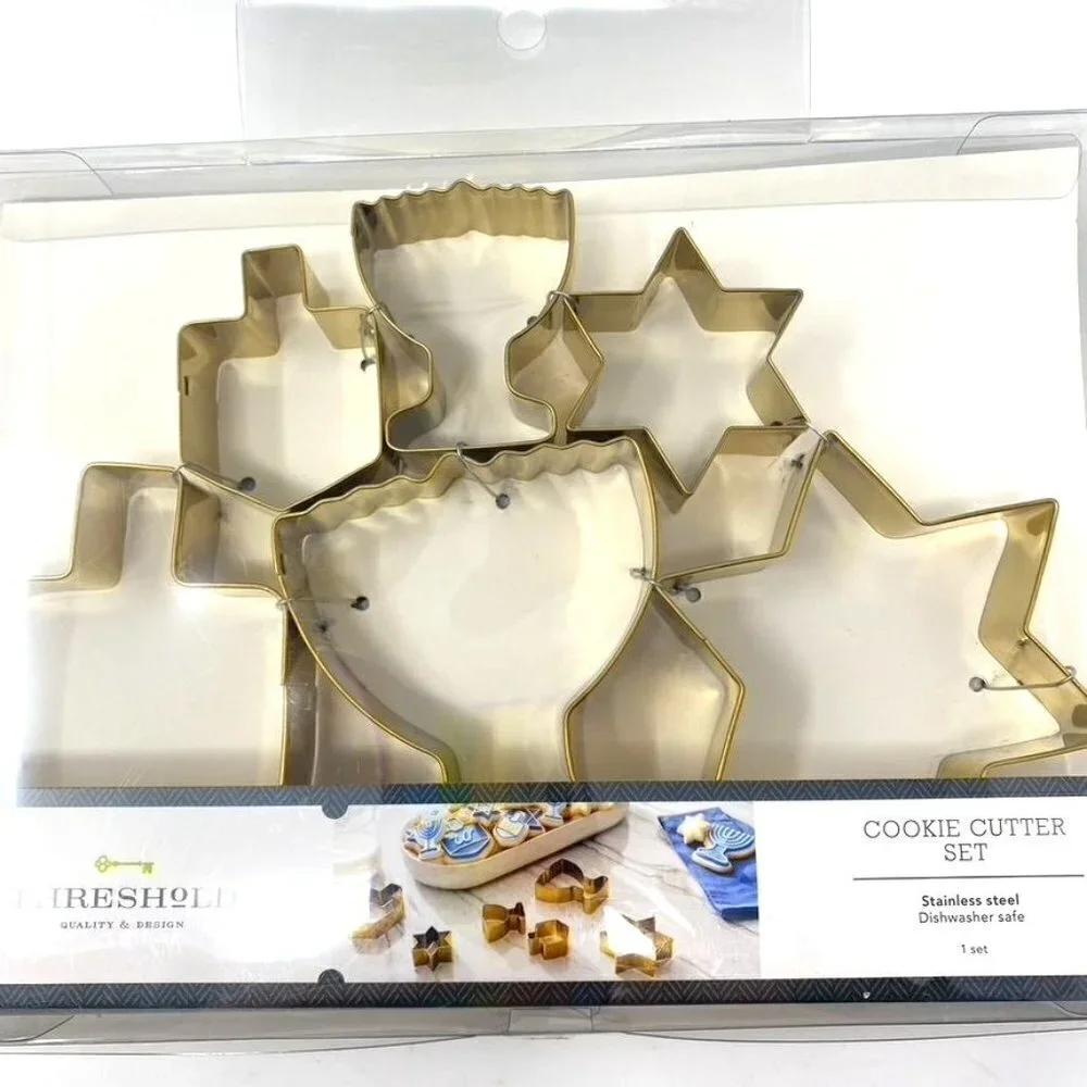 Target Threshold™ Brass Cookie Cutter Set Hanukkah Stainless Steel